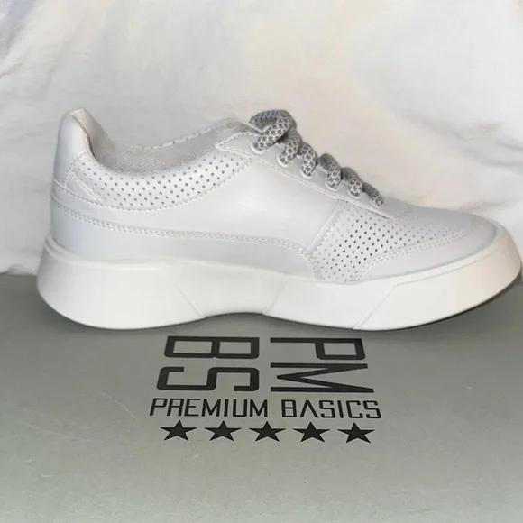 PREMIUM BASICS Women's White Athletic Shoes - Picture 9 of 11